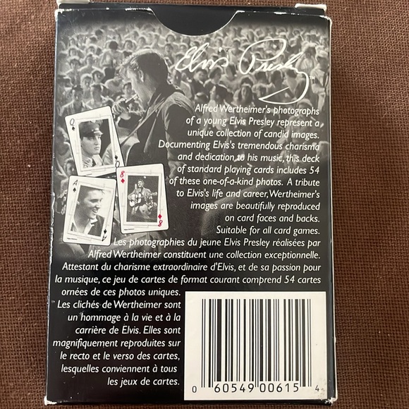 Rare Vintage Elvis Presley Playing Cards - Alfred Wertheimer Photos 54 photos - Picture 3 of 10